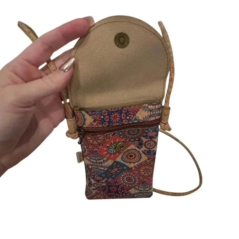 New SK Cork Crossbody Purse